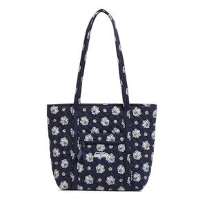 Vera Bradley NFL Seattle Seahawks Cotton Vera Tote Bag (Navy/Neon Green) NWT